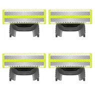 Detailed information about the product 4 Pack Replacement Blades & 3 Guide Combs,Compatible with Philips Norelco One Blades Suitable Spare Blades QP210/80 QP2515 QP2520 QP2630 QP2834 QP6510