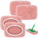 4 Pack Reusable Replacement Mop Pads Compatible with Swiffer Sweeper Microfiber Chenille Washable Mop Pads Dry Wet Sweeping Mopping Cloths(Pink). Available at Crazy Sales for $9.99