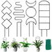 4 Packs Trellis for Climbing Plants,Small Garden Metal Trellis for Potted Plants Outdoor for Vine Ivy Flower Plant Support,4 Different Black Iron Patterns. Available at Crazy Sales for $14.99