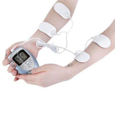 4 Pads Full Body Massager Kit Slimming Electric Slim Pulse Muscle Relax Fat Burner