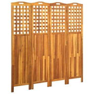 Detailed information about the product 4-Panel Room Divider 161x2x170 Cm Solid Acacia Wood