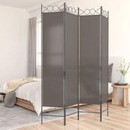 Detailed information about the product 4-Panel Room Divider Anthracite 160x200 Cm Fabric