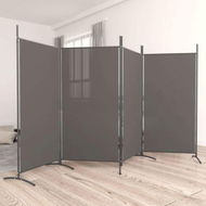 Detailed information about the product 4-Panel Room Divider Anthracite 346x180 Cm Fabric