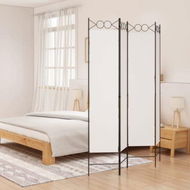 Detailed information about the product 4-Panel Room Divider White 160x200 Cm Fabric