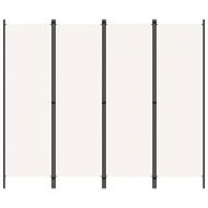 Detailed information about the product 4-Panel Room Divider White 200x180 Cm