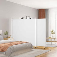 Detailed information about the product 4-Panel Room Divider White 698x180 Cm Fabric