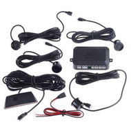 Detailed information about the product 4 Parking Sensors LED Car Backup Reverse Radar Kit