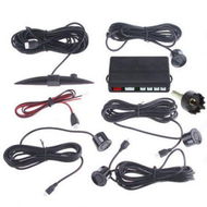 Detailed information about the product 4 Parking Sensors LED Car Backup Reverse Radar Kit