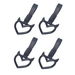 4 Pcs Devil Love-Shaped Handle Ring Bumper Warning Car Accessory Decorative Loops for Car Interior Exterior Decoration(Black with Black Suspenders). Available at Crazy Sales for $36.40