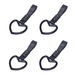 4 Pcs Love-Shaped Car Hand Strap Decorative Warning Loops Rear Bumper Warning Ring for Car Interior Exterior Decoration(Black with Black Suspenders). Available at Crazy Sales for $35.93