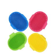 Detailed information about the product 4 PCS New Grooming Pet Shampoo Brush Soothing Massage Rubber Bristles Curry Comb for Dogs And Cats Washing