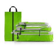 Detailed information about the product 4 pcs Pack Travel Luggage Compression Bags - Lightweight, Dustproof, and Versatile Storage Organizers Color Green