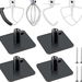 4 Pcs Stand Mixer Attachment Holders, Food Mixer Accessories Hooks Compatible with Kitchenaid All Stand Mixer Attachment. Available at Crazy Sales for $12.95