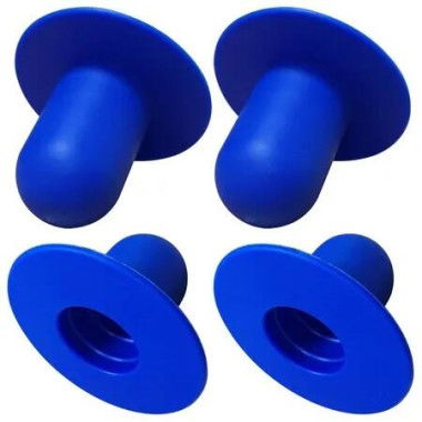 4 PCS Swimming Pool Pump Strainer Hole Plug Replacemen for Bestway Intex Pools Ground Swimming Plug Wall Plug Stopper (Blue)