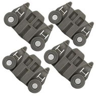 Detailed information about the product 4 PCS Upgraded W10195417V Dishwasher Wheels Lower Rack for Kitchen Aid Kenmore Whirlpool Dishwasher Parts Replace Appliance Wheels