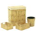 4 Piece Bathroom Set Water Hyacinth. Available at Crazy Sales for $139.95