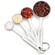 Detailed information about the product 4-Piece Heavy Measuring Spoon Set