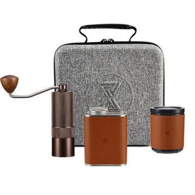 4-Piece Portable Pour-over DIY Manual Portable Coffee Maker Set With Hand Grinder For Travel