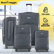 Detailed information about the product 4 Piece Suitcases Luggage Set Carry On Softside Travel Case Checked Travelling Bags Hand Baggage TSA Lock Expandable Storage Rolling Trolley Wheels