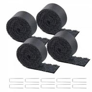 Detailed information about the product 4 Rolls Rubber Mulch Roll for Landscaping 120 x 4.5in Rubber Mulch Mat