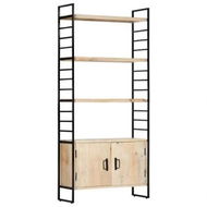 Detailed information about the product 4-Tier Bookcase 80x30x180 cm Solid Mango Wood