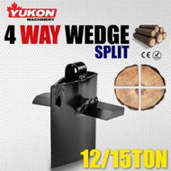 Detailed information about the product 4-Way Cross Cut Log Splitter Wedge 12T-15T