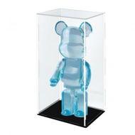 Detailed information about the product 400% Bearbrick Display Case Pop Mart Acrylic Storage Box Stackable Show Shelf.