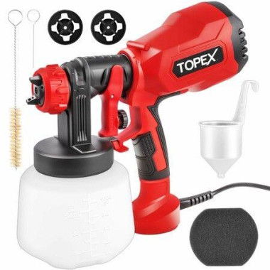 400W Handhold Electric Paint Sprayer Gun 1000ml High Power Portable Spray-Gun Kit Painting Spray Tool