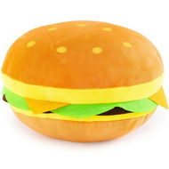 Detailed information about the product 40cm Cute Cheeseburger Stuffed Plush Toy Fluffy Burger Plush Pillows Stuffed Funny Food Pillow Super Soft Gifts