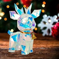 Detailed information about the product 40cm Luminous Deer Christmas Decoration, Small Glowing Reindeer with Clear Gift Box for Holiday Gift