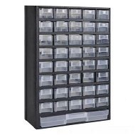 Detailed information about the product 41-Drawer Plastic Storage Cabinet Tool Box