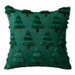 45 cm Christmas Cushion Cover 3D Embroidered Tree Design Green Decorative Throw Cushion Cover for Sofa Chair Living Room Holiday Decor. Available at Crazy Sales for $12.99