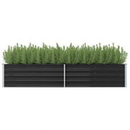 Detailed information about the product 45727 Garden Raised Bed Anthracite 240x80x45 Cm Galvanised Steel