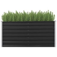 Detailed information about the product 45730 Garden Raised Bed Anthracite 160x40x77 Cm Galvanised Steel