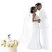 4.5inch Bride and Groom Wedding Cake Topper, Romantic Era, Vintage Elegant Wedding Cake Topper Couple Figurine Novios Para Pastel, White. Available at Crazy Sales for $19.95