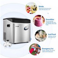 Detailed information about the product 4.5L Portable Only 7-Min Ice Cube Maker Machine,12 Ice Cube 1 Cycle 27Kg 1 Day,S/M/L Size,Save Energy