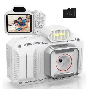 48MP Digital Camera for Photography â€“ 4K Vlogging Video Cameras with 2.8 Inch Screen â€“ Compact and Portable for Kids, Teens Beginners (White)