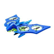 Detailed information about the product 4DRC V48 Dinosaurs Gravity Sensing Obstacle Avoidance EPP Foam 2.4G Remote Control RC Toys Gifts Drone Quadcopter Airplane RTF with Two Batteries, Blue
