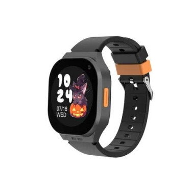 4G Kids Smart Watch with GPS WiFi LBS Tracking,Android,Video Call,SOS CALL 30W Camera,390x390 HD Display For Kids Color Black