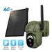 4G LTE Cellular Trail Camera Solar Panel Live Video Game Camera 355 Pan 100 Tilt 6W Solar 10400mAh Battery 2-Way Intercom Cloud Storage Night Vision. Available at Crazy Sales for $89.99