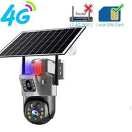 Detailed information about the product 4G LTE security Camera Solar Panel Dual View Human Detection Two-Way Voice Red Blue Light Alarm Full Color Night Vision 360 Rotation APP Remote