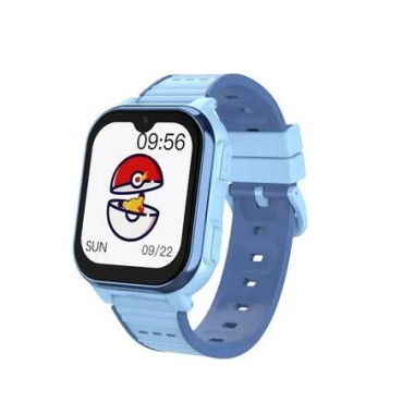 4G Smartwatch 1.91Inch Touch Button 800mAh Wifi GPS LBS One Touch Video Call SOS Camera Fence Voice Chat Pedometer Bluetooth Christmas Gift COL Blue