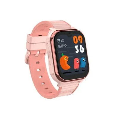 4G Smartwatch 1.91Inch Touch Button 800mAh Wifi GPS LBS One Touch Video Call SOS Camera Fence Voice Chat Pedometer Bluetooth Christmas Gift COL Pink