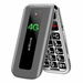 4G VoLTE One Click Unlock Big Button Large Fonts Senior Elderly Mobile Phone High Volume Speakers SOS Button USB C Powered 1200mAh Battery Sliver. Available at Crazy Sales for $79.11