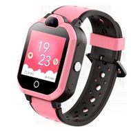 Detailed information about the product 4G Waterproof Childrens Smartwatch Phone For Kids With Anti-Lost GPS WiFi LBS Tracker Video Call Calling SOS Voice Chat Pedometer (Pink)