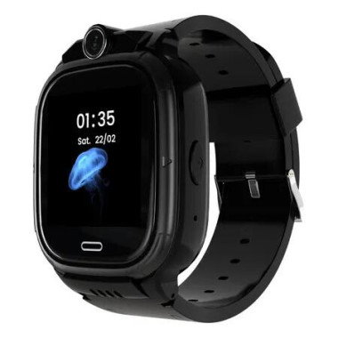 4G Waterproof Kids Smartwatch with HD Camera One-Touch SOS,Video Call WIFI LBS Tracker Watch for Kids,Safety Remote Monitor Gift for Boys Girls Black