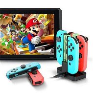 Detailed information about the product 4in1 Gamepad Charging Dock Stand Station Charger for Nintend Switch Joy-Con & Pro Controller
