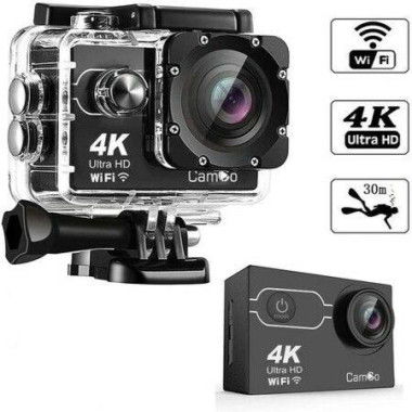 4K 16MP WiFi HD Underwater Waterproof Camera 30M Sports Camcorder With 170 Degree Wide Angle Lens