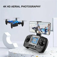 Detailed information about the product 4K Camera Drone RC Quadcopter For Adults And Children Blue With Altitude Hold Gravity Control Headless Mode Waypoint Flight