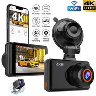 Detailed information about the product 4K Dash Cam for Cars Front and Rear Dual Lens Auto Dashcam Time-lapse Video Built-in Wifi Support 24H Parking Monitor Loop Recording